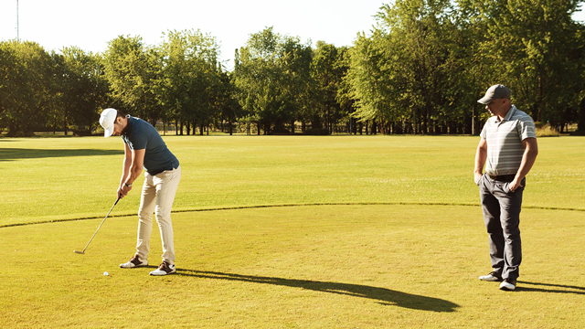 Husk din positur når du spiller golf